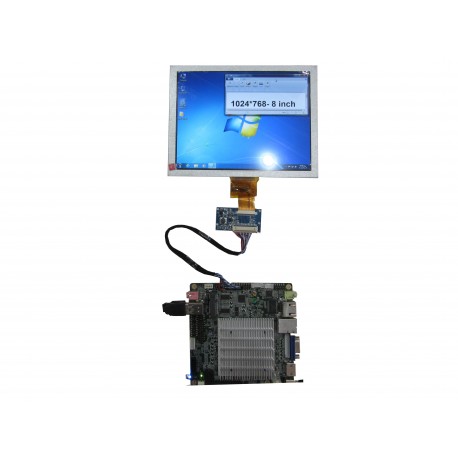 برد PCB800182 - برد تبدیل LVDS 20P به  40PIN- کویرالکتروینک