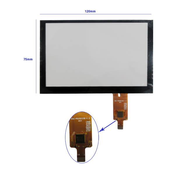 تاچ خازنی 5.0 اینچ مدل -ft5316 -کویرالکترونیک