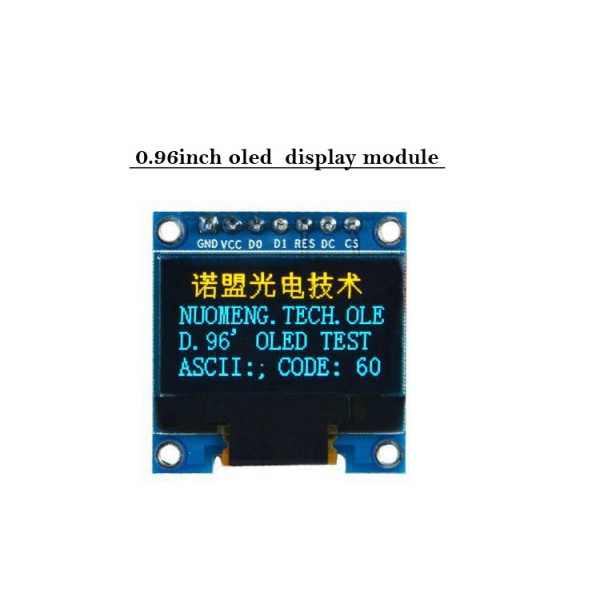 oled 0.96 inch OLED display module 128x64 ssd1306 IIC SPI /Yellow&Blue -کویرالکترونیک
