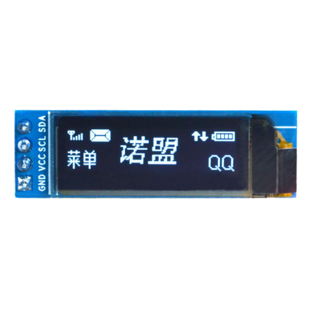OLED 0.91 inch OLED Module White 128x32 IIC / SSD1306 -کویر الکترونیک