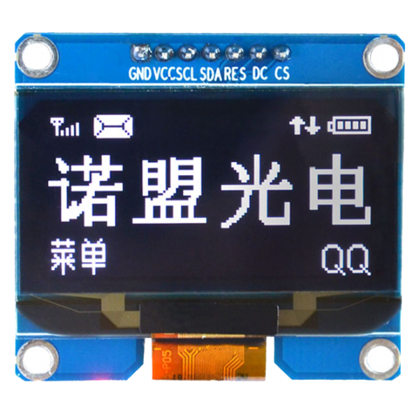 OLED 1.54 inch OLED Module White 128x64 IIC SPI / SSD1309 -کویر الکترونیک