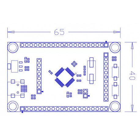 برد Stm32f072 board-کویر الکترونیک