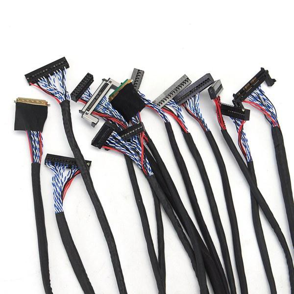 کابل 30پین LVDS استاندارد 55 سانتی مخصوص انواع lcd 17 ,19 ,21.5 کویرالکترونیک