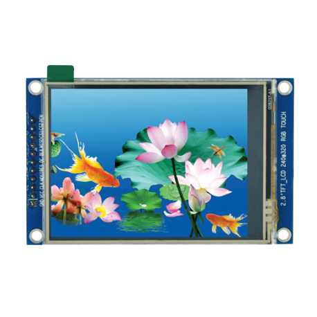 ماژول 2.8 اینچ با تاچ 2.8inch LCD display Module, 240x320- HD - SPI - ILI9341 - کویرالکترونیک