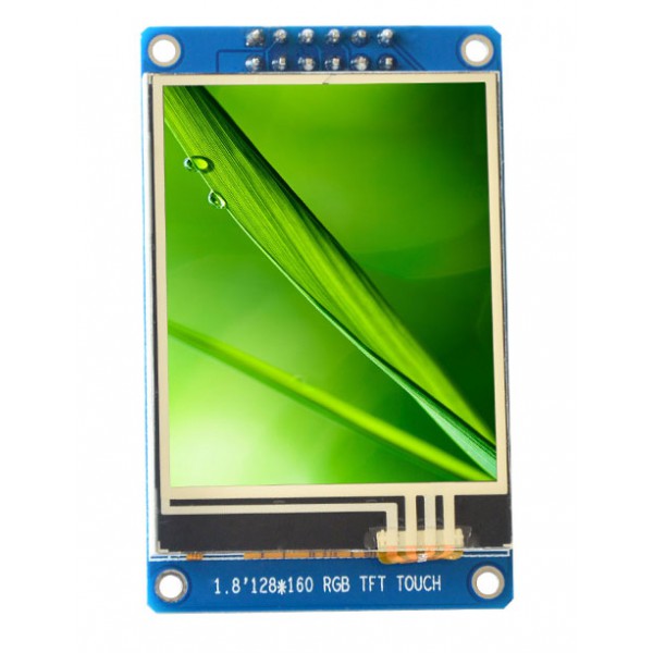 ماژول 1.8 اینچ با تاچ 1.8inch LCD display Module with Touch, 128x160 SPI - ST7735 - کویر الکترونیک