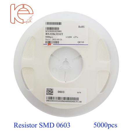 مقاومت 3R - Resistor - SMD (0603) 5% - کویر الکترونیک