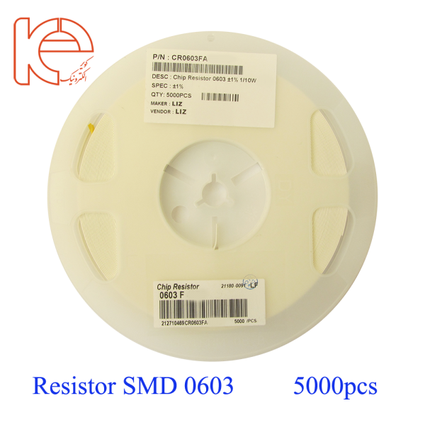 مقاومت 49.9R - Resistor - SMD (0603) 1% - کویر الکترونیک
