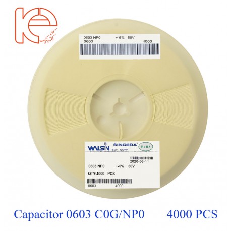 خازن 10PF (0603) 50V 5% C0G/NP0- کویرالکترونیک