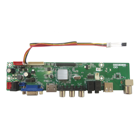 برد بسیار کاربردی HDMI,VGA,AV 2 LCD با ریموت و.... برد تصویری -کویرالکترونیک