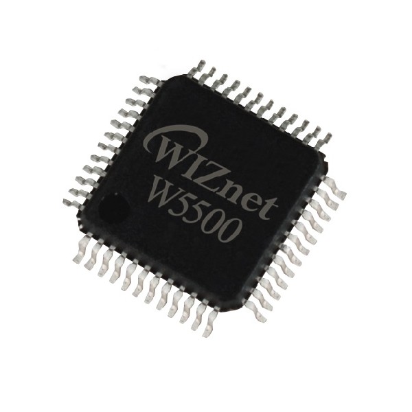 آیسی اترنت W5500-Ethernet Interface IC 48P-LQFP- کویرالکترونیک