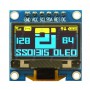 OLED 0.96 inch Yellow&Blue IIC SPI با درایور ssd1306- کویرالکترونیک