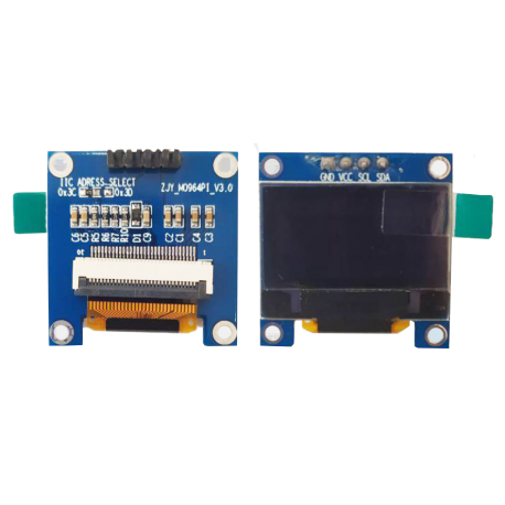oled 0.96 inch OLED display module 128x64 ssd1306 IIC / Yellow&Blue -کویرالکترونیک