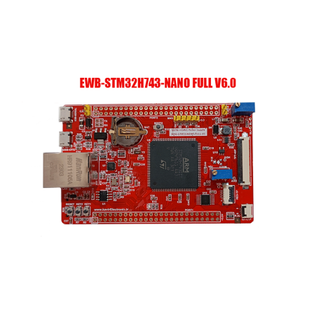 برد کاربردی و حرفه ای نانو EWB-STM32-NANO-FULL -STM32H743IIT6-V6.0 (جدید) امکانات فول