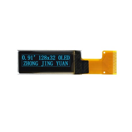 OLED 0.91 inch Blue 128x32 SPI / SSD1306-کویر الکترونیک.