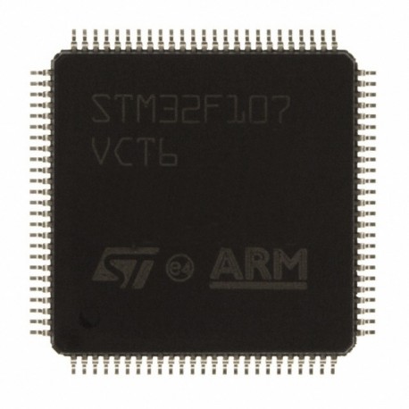 میکروکنترلر stm32f107vc6 اورجینال LQFP100 کویر الکترونیک