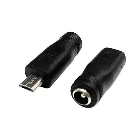 تبدیل Power Jack 5.5 2.1mm به Micro USB-کویرالکترونیک تبدیل Power Jack 5.5 2.1mm به Micro USB-کویرالکترونیک