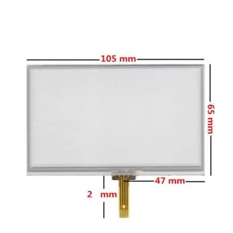 تاچ مقاومتی4.3اینچresistive touch 4.3 inch - کویرالکترونیک تاچ مقاومتی4.3اینچresistive touch 4.3 inch - کویرالکترونیک