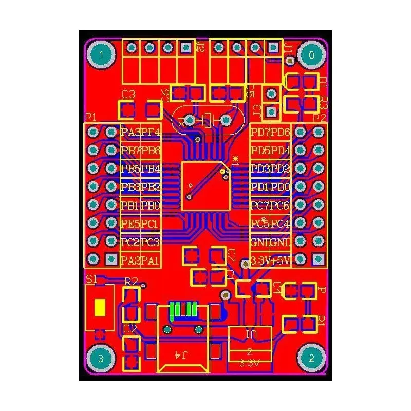 برد STM8S103K3T6  Board- کویرالکترونیک