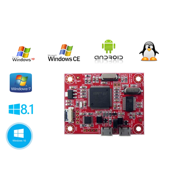 برد  usb touch جدید (قابلیت کار در تمام سیستم عامل ها)- کویرالکترونیک