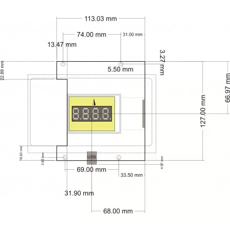 باکس السیدی 7 اینچ مشکی استاندارد- کویرالکترونیک