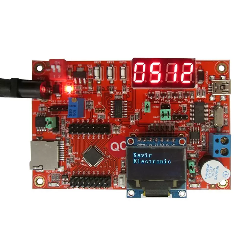 برد stm8 استفاده شده در اموزش- کویرالکترونیک