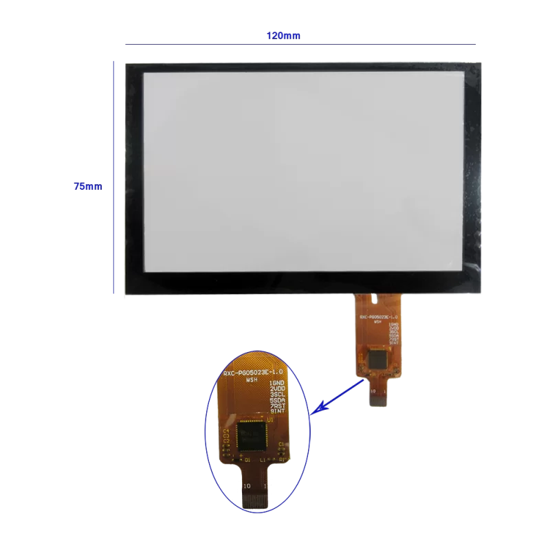 تاچ خازنی 5.0 اینچ مدل -ft5446u -کویرالکترونیک