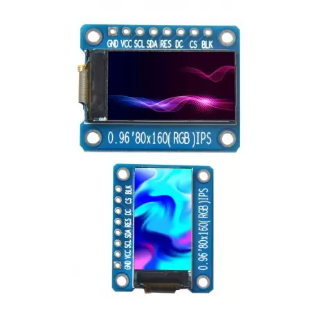 ماژول 0.96 اینچ 0.96inch LCD display Module, IPS, 160x80, SPI interface, ST7735 - کویرالکترونیک