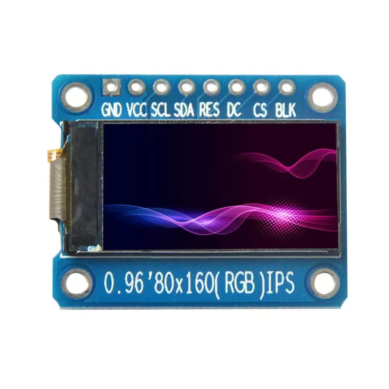 ماژول 0.96 اینچ 0.96inch LCD display Module, IPS, 160x80, SPI interface, ST7735 - کویرالکترونیک