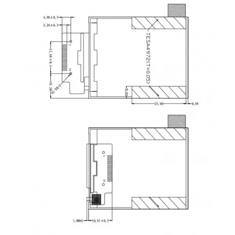 السیدی 1.8 اینچ TFT LCD 1.8 inch - 128x160 SPI -  ST7735- کویر الکترونیک