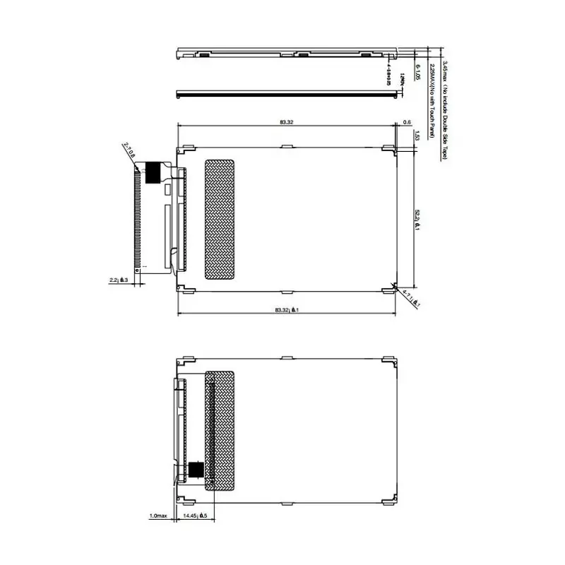 السیدی 3.5 اینچ TFT LCD 3.5 inch without touch - HD 320x480 - parallel - ILI9488 - کویرالکترونیک