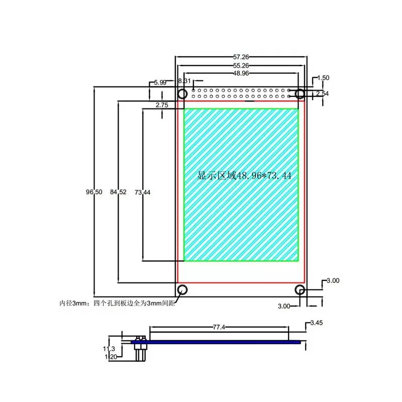 ماژول 3.5 اینچ با تاچ 3.5inch LCD display Module, 320x480- HD - Parallel - ILI9486L - کویرالکترونیک
