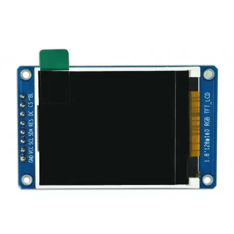 ماژول 1.8 اینچ  1.8inch LCD display Module, 128x160 SPI - ST7735 - کویرالکترونیک