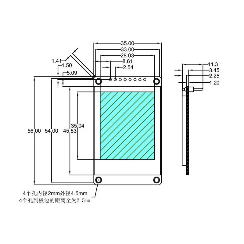ماژول 1.8 اینچ  1.8inch LCD display Module, 128x160 SPI - ST7735 - کویرالکترونیک