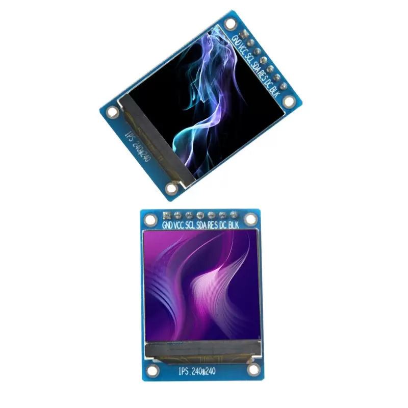 ماژول 1.3 اینچ  1.3inch LCD display Module IPS Screen, 240x240 SPI - ST7789- کویرالکترونیک