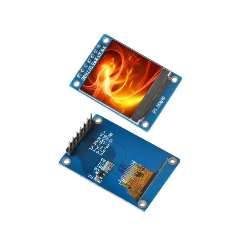 ماژول 1.3 اینچ  1.3inch LCD display Module IPS Screen, 240x240 SPI - ST7789- کویرالکترونیک