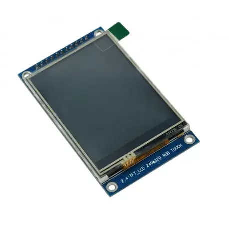 ماژول 2.4 اینچ با تاچ 2.4inch LCD display Module, 240x320 SPI- ILI9341 - کویرالکترونیک