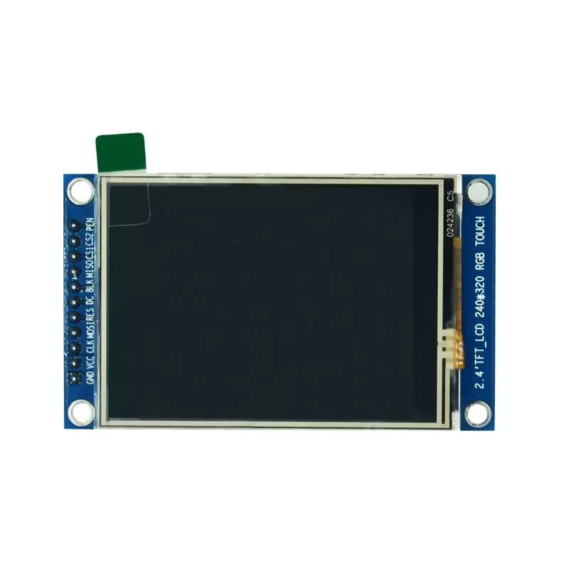 ماژول 2.4 اینچ با تاچ 2.4inch LCD display Module, 240x320 SPI- ILI9341 - کویرالکترونیک