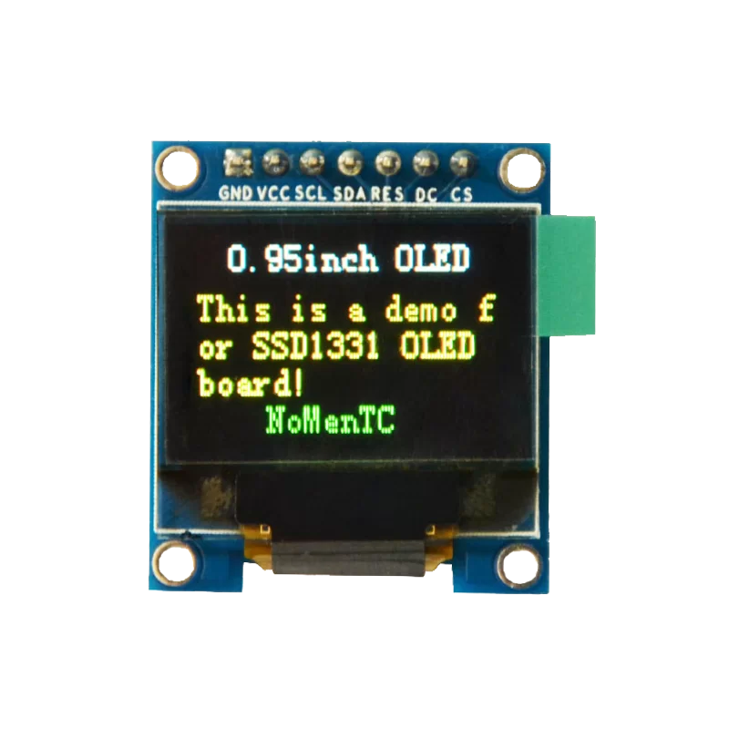 OLED HD 0.95 inch OLED Display Color Module 96x64 SPI / SSD1331 / 65536 colors -کویر الکترونیک