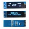 OLED 0.91 inch OLED Module Blue 128x32 IIC / SSD1306 -کویر الکترونیک