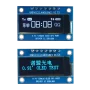 OLED 0.91 inch OLED Module Blue 128x32 SPI / SSD1306 -کویر الکترونیک