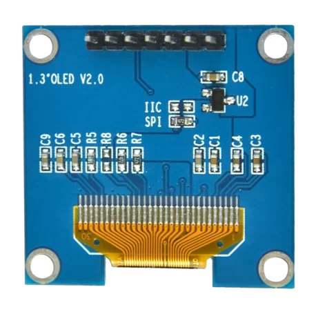 OLED 1.3 inch OLED Module Blue 128x64 IIC SPI / SH1106 -کویر الکترونیک OLED 1.3 inch OLED Module Blue 128x64 IIC SPI / SH1106 -کویر الکترونیک