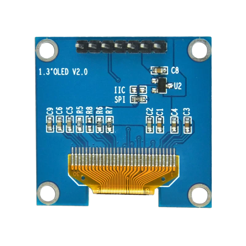 OLED 1.3 inch OLED Module Blue 128x64 IIC SPI / SH1106 -کویر الکترونیک
