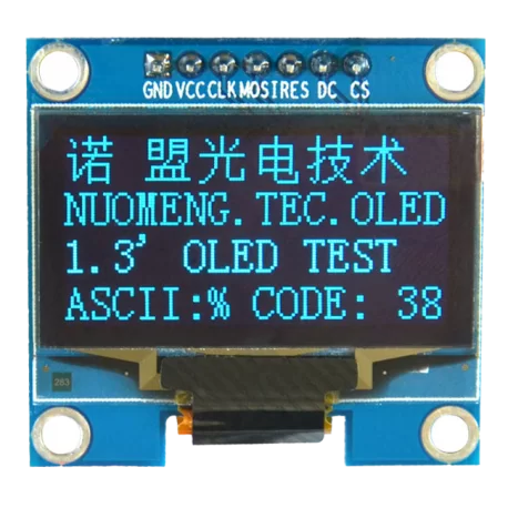 OLED 1.3 inch OLED Module Blue 128x64 IIC SPI / SH1106 -کویر الکترونیک OLED 1.3 inch OLED Module Blue 128x64 IIC SPI / SH1106 -کویر الکترونیک