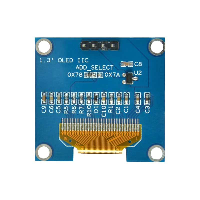 OLED 1.3 inch OLED Module White 128x64 IIC / SH1106  -کویر الکترونیک