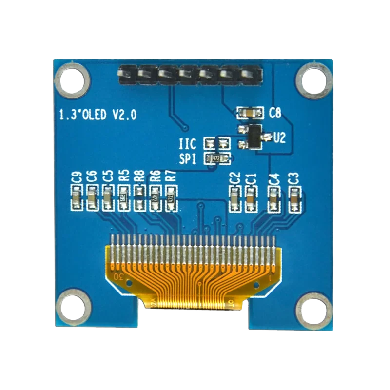 OLED 1.3 inch OLED Module White 128x64 IIC SPI / SH1106 -کویر الکترونیک