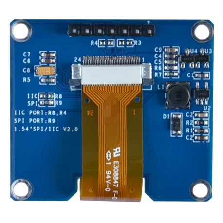 OLED 1.54 inch OLED Module Blue 128x64 IIC SPI / SSD1309 -کویر الکترونیک OLED 1.54 inch OLED Module Blue 128x64 IIC SPI / SSD1309 -کویر الکترونیک