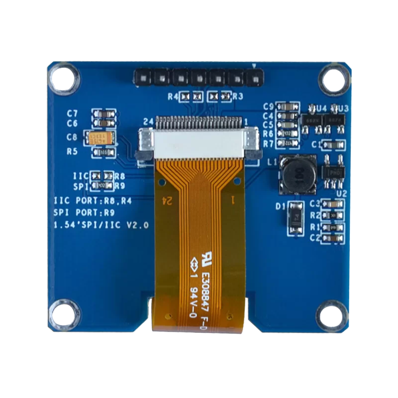 OLED 1.54 inch OLED Module Blue 128x64 IIC SPI / SSD1309 -کویر الکترونیک