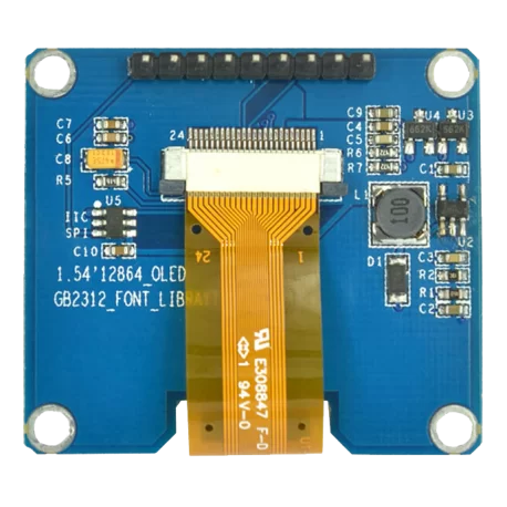 OLED 1.54 inch OLED Module Blue 128x64 SPI / SSD1309 -کویر الکترونیک OLED 1.54 inch OLED Module Blue 128x64 SPI / SSD1309 -کویر الکترونیک