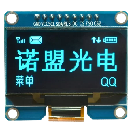OLED 1.54 inch OLED Module Blue 128x64 SPI / SSD1309 -کویر الکترونیک OLED 1.54 inch OLED Module Blue 128x64 SPI / SSD1309 -کویر الکترونیک