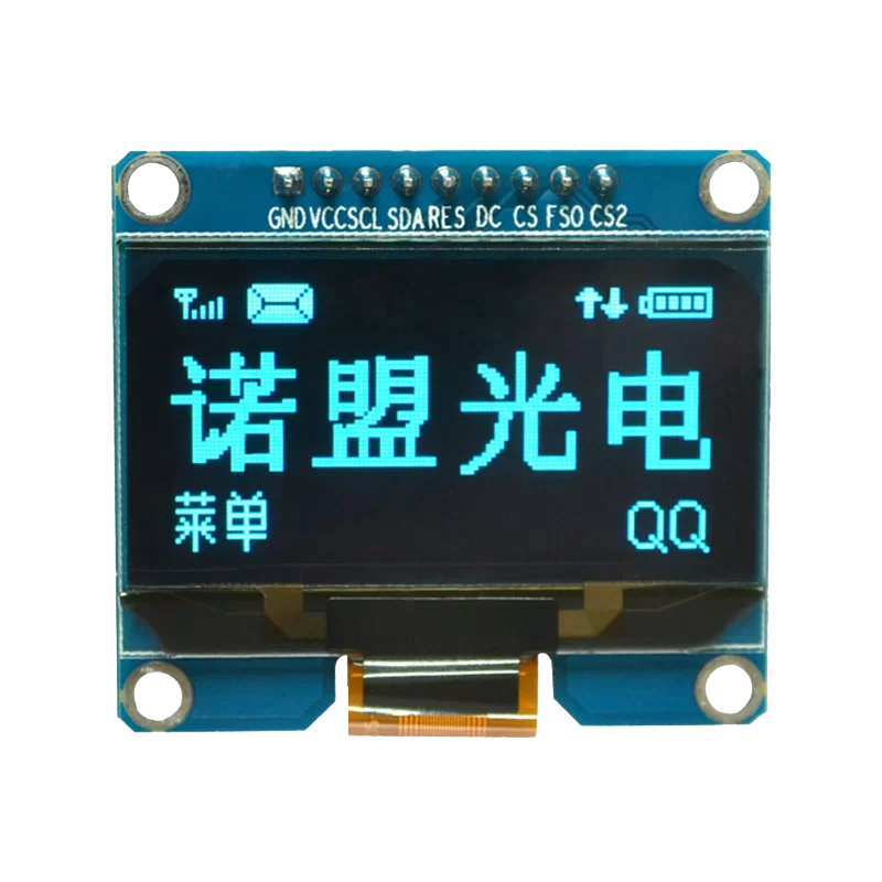 OLED 1.54 inch OLED Module Blue 128x64 SPI / SSD1309 -کویر الکترونیک